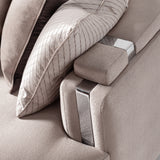 Carmela Silver Mansion Sofa from Michael Amini - Luna Furniture