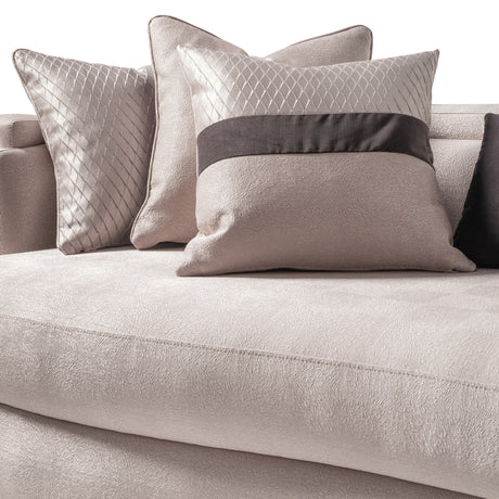Carmela Silver Mansion Sofa from Michael Amini - Luna Furniture