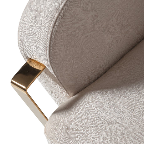 Carmela Gold Accent Chair from Michael Amini - Luna Furniture