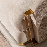 Carmela Gold Accent Chair from Michael Amini - Luna Furniture