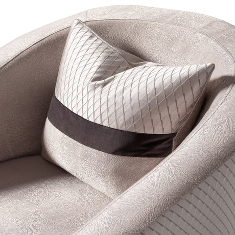 Carmela Silver Accent Chair from Michael Amini - Luna Furniture