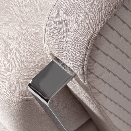 Carmela Silver Accent Chair from Michael Amini - Luna Furniture