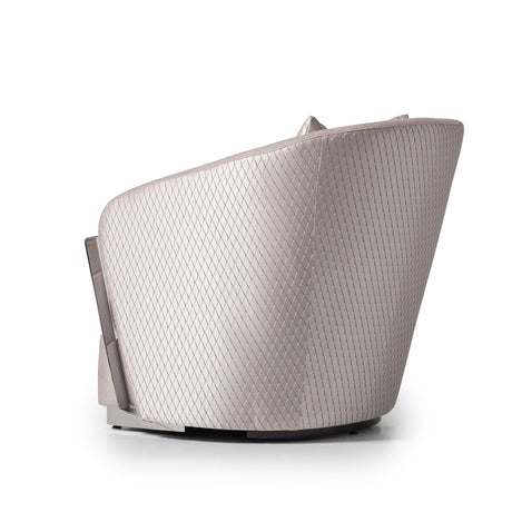 Carmela Silver Accent Chair from Michael Amini - Luna Furniture