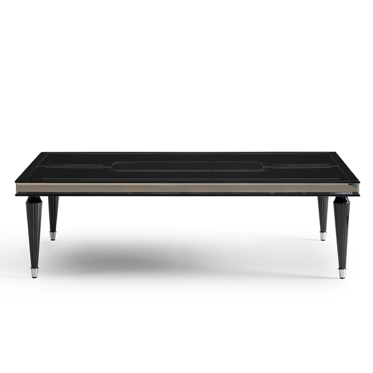 La Francaise Black Cocktail Table - Black Ice from Michael Amini - Luna Furniture