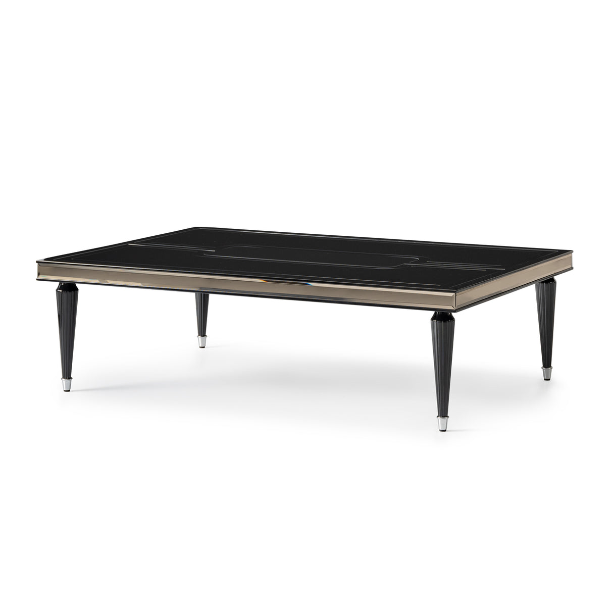 La Francaise Black Cocktail Table - Black Ice from Michael Amini - Luna Furniture