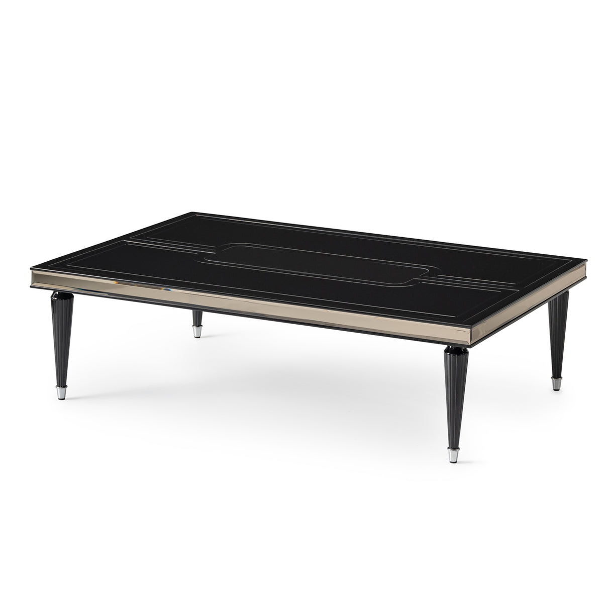 La Francaise Black Cocktail Table - Black Ice from Michael Amini - Luna Furniture