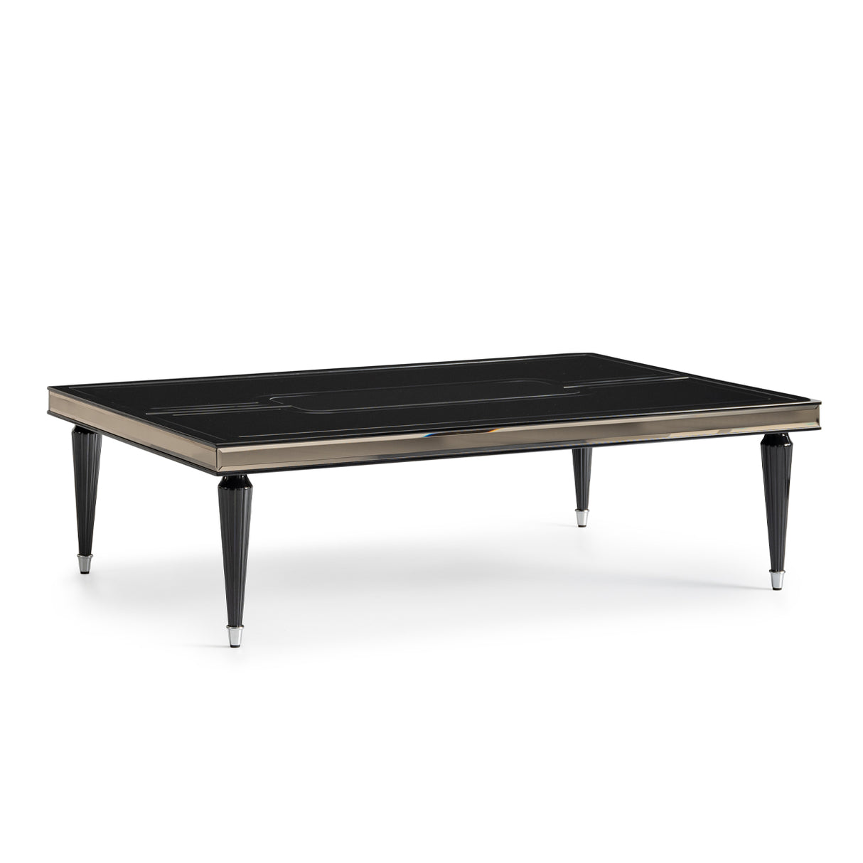 La Francaise Black Cocktail Table - Black Ice from Michael Amini - Luna Furniture