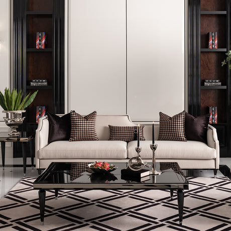 La Francaise Black Cocktail Table - Black Ice from Michael Amini - Luna Furniture