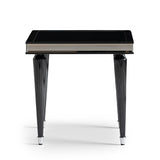 La Francaise Black Side Table - Black Ice from Michael Amini - Luna Furniture