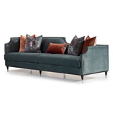 La Francaise Black Mansion Sofa - Azure from Michael Amini - Luna Furniture