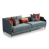 La Francaise Black Mansion Sofa - Azure from Michael Amini - Luna Furniture