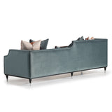 La Francaise Black Mansion Sofa - Azure from Michael Amini - Luna Furniture