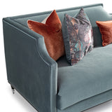 La Francaise Black Mansion Sofa - Azure from Michael Amini - Luna Furniture