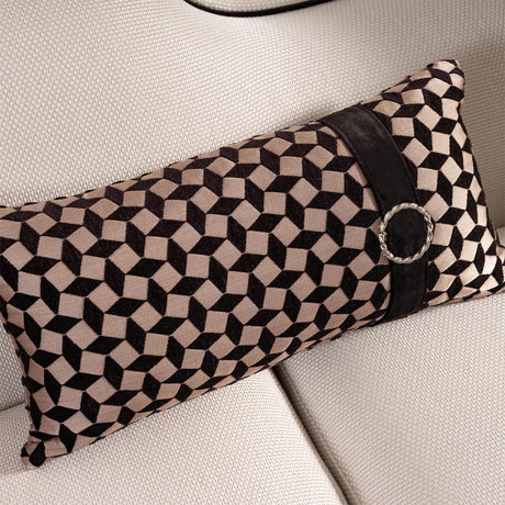 La Francaise Black Mansion Sofa - Café Au Lait from Michael Amini - Luna Furniture