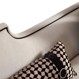 La Francaise Black Mansion Sofa - Café Au Lait from Michael Amini - Luna Furniture