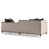 La Francaise Black Mansion Sofa - Café Au Lait from Michael Amini - Luna Furniture