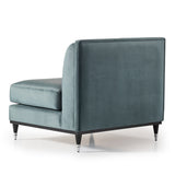 La Francaise Black Slipper Chair - Azure from Michael Amini - Luna Furniture