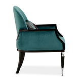 La Francaise Black Accent Chair - Azure from Michael Amini - Luna Furniture