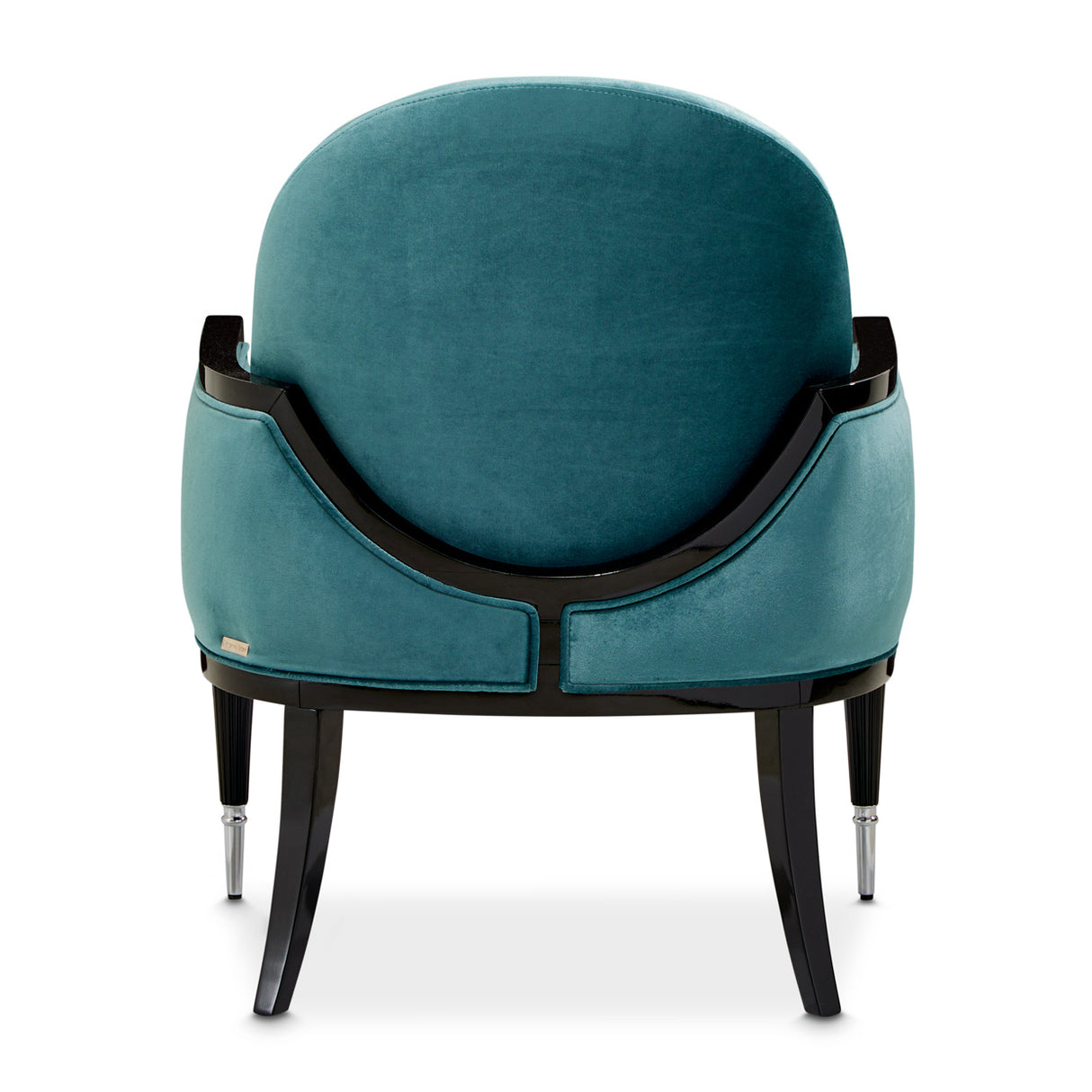 La Francaise Black Accent Chair - Azure from Michael Amini - Luna Furniture