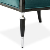 La Francaise Black Accent Chair - Azure from Michael Amini - Luna Furniture