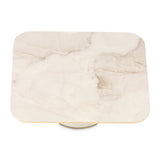 Gineverra Ivory Gold Rectangular Cocktail Table from Michael Amini - Luna Furniture