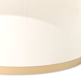 Gineverra Ivory Gold Rectangular Cocktail Table from Michael Amini - Luna Furniture