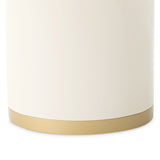Gineverra Ivory Gold Round Cocktail Table from Michael Amini - Luna Furniture