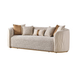 Gineverra Ivory Gold Sofa Biscotti Ivory Gold from Michael Amini - Luna Furniture