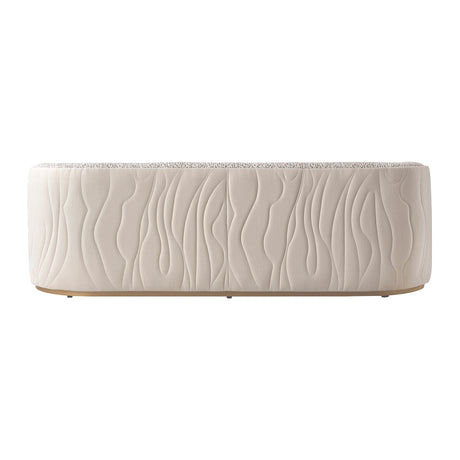 Gineverra Ivory Gold Sofa Biscotti Ivory Gold from Michael Amini - Luna Furniture