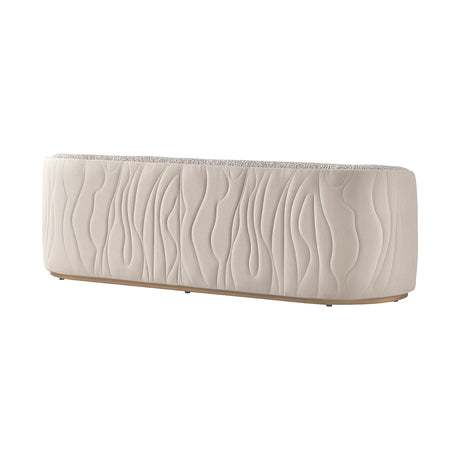 Gineverra Ivory Gold Sofa Biscotti Ivory Gold from Michael Amini - Luna Furniture