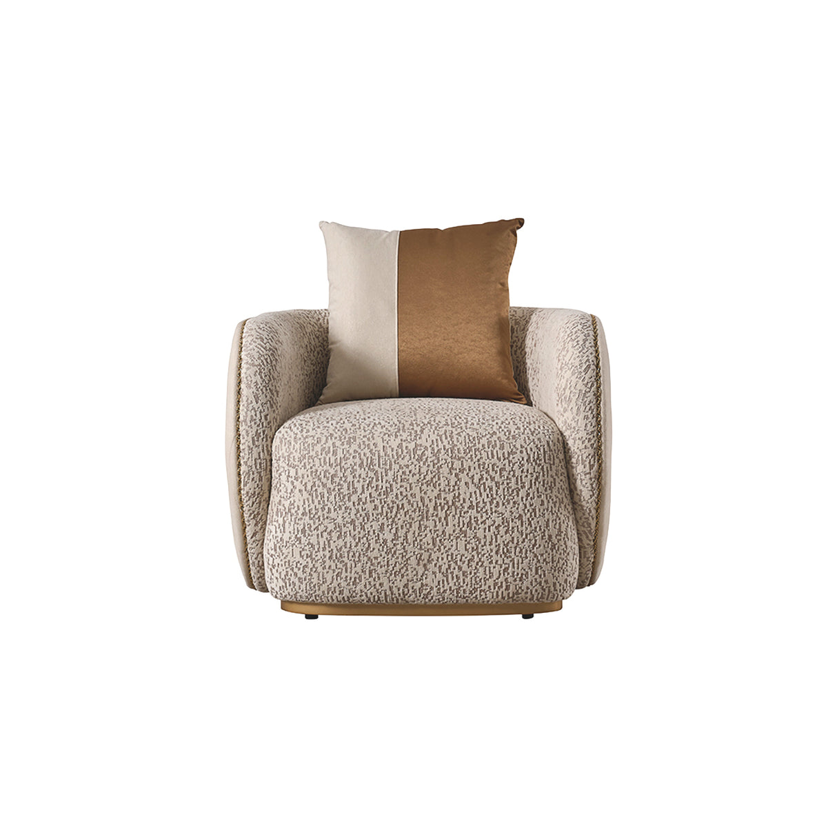 Gineverra Ivory Gold Chair Biscotti Ivory Gold from Michael Amini - Luna Furniture
