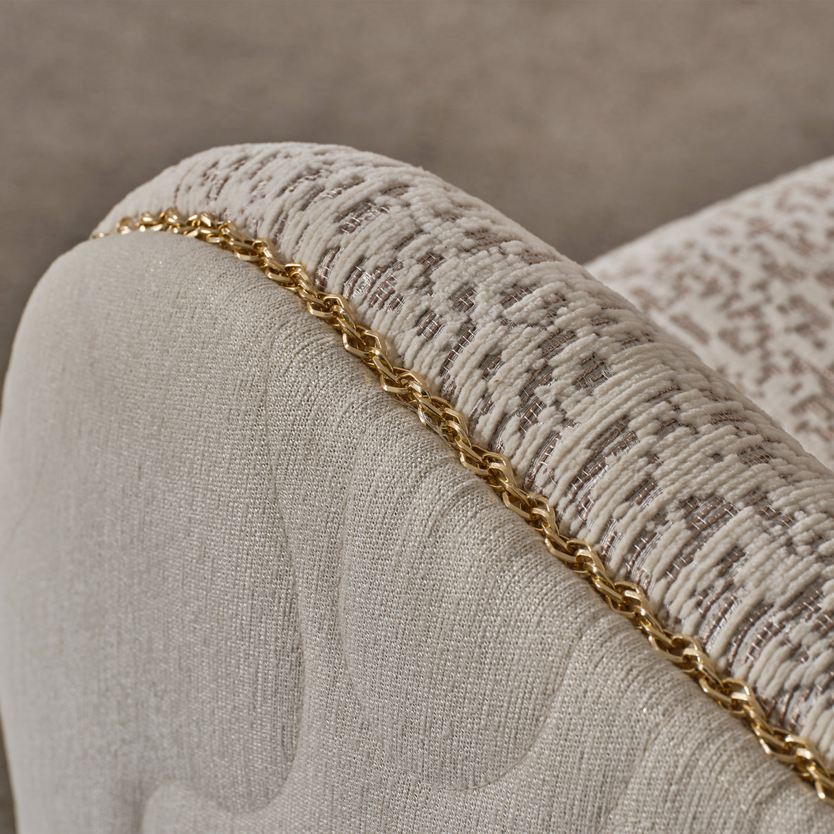 Gineverra Ivory Gold Chair Biscotti Ivory Gold from Michael Amini - Luna Furniture