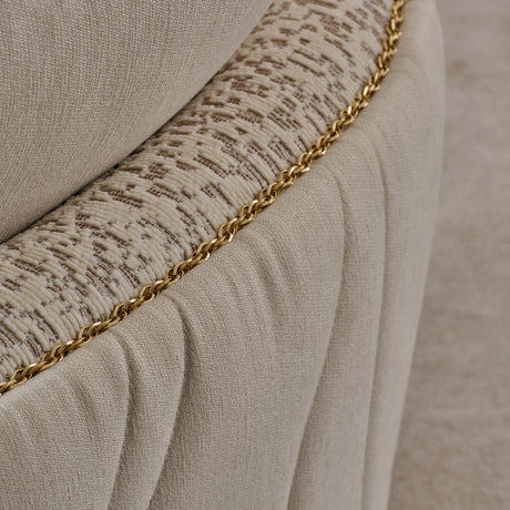 Gineverra Ivory Gold Chair Biscotti Ivory Gold from Michael Amini - Luna Furniture