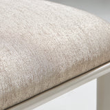 Lisbon Silken Matte Cream Asmb. Side Chair Silken Matte Cream from Michael Amini - Luna Furniture
