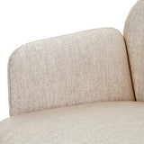 Lisbon Silken Matte Cream Asmb. Arm Chair Silken Matte Cream from Michael Amini - Luna Furniture