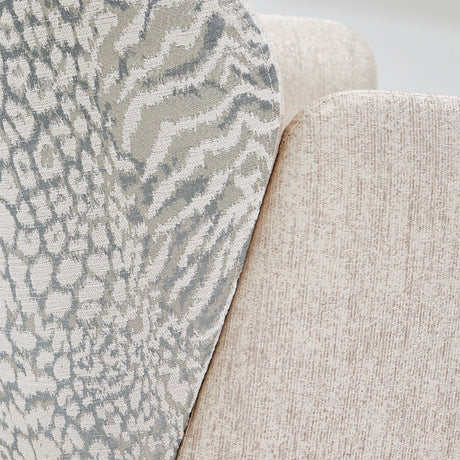 Lisbon Silken Matte Cream Asmb. Arm Chair Silken Matte Cream from Michael Amini - Luna Furniture