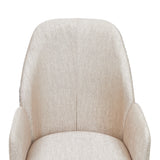 Lisbon Silken Matte Cream Asmb. Arm Chair Silken Matte Cream from Michael Amini - Luna Furniture