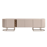 Lisbon Silken Cream Bronze Media Cabinet from Michael Amini - Luna Furniture