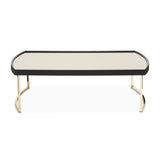 Lisbon Silken Matte Black Cocktail Table Silken Matte Black from Michael Amini - Luna Furniture