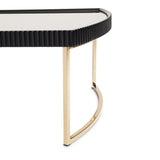 Lisbon Silken Matte Black Cocktail Table Silken Matte Black from Michael Amini - Luna Furniture