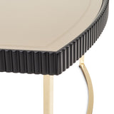 Lisbon Silken Matte Black Cocktail Table Silken Matte Black from Michael Amini - Luna Furniture