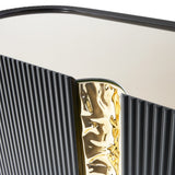 Lisbon Silken Matte Black Console Table Silken Matte Black from Michael Amini - Luna Furniture