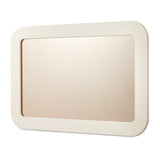 Lisbon Silken Matte Cream Wall Mirror from Michael Amini - Luna Furniture