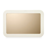 Lisbon Silken Matte Cream Wall Mirror from Michael Amini - Luna Furniture