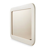 Lisbon Silken Matte Cream Wall Mirror from Michael Amini - Luna Furniture