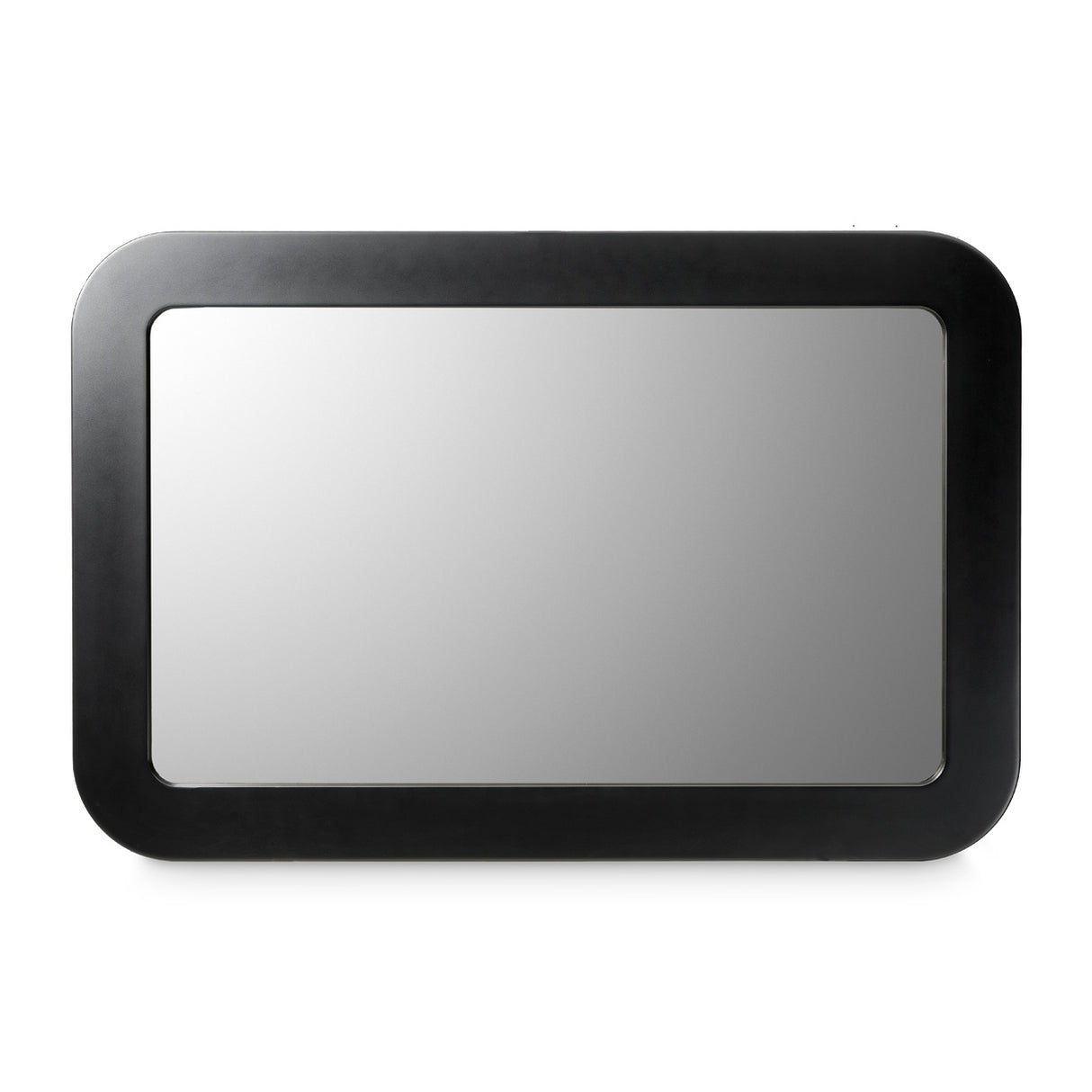 Lisbon Silken Matte Black Wall Mirror from Michael Amini - Luna Furniture