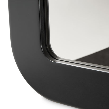 Lisbon Silken Matte Black Wall Mirror from Michael Amini - Luna Furniture