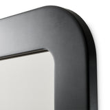 Lisbon Silken Matte Black Wall Mirror from Michael Amini - Luna Furniture