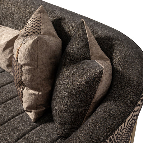 Lisbon Gold Sofa Onyx Gold from Michael Amini - Luna Furniture