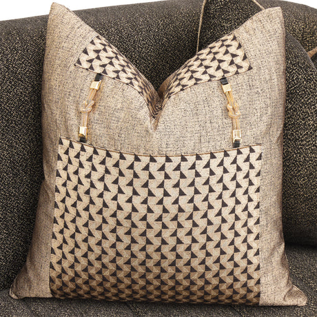 Lisbon Gold Sofa Onyx Gold from Michael Amini - Luna Furniture
